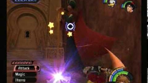 Kingdom Hearts Walkthrough Part 39 - Sora Vs Jafar