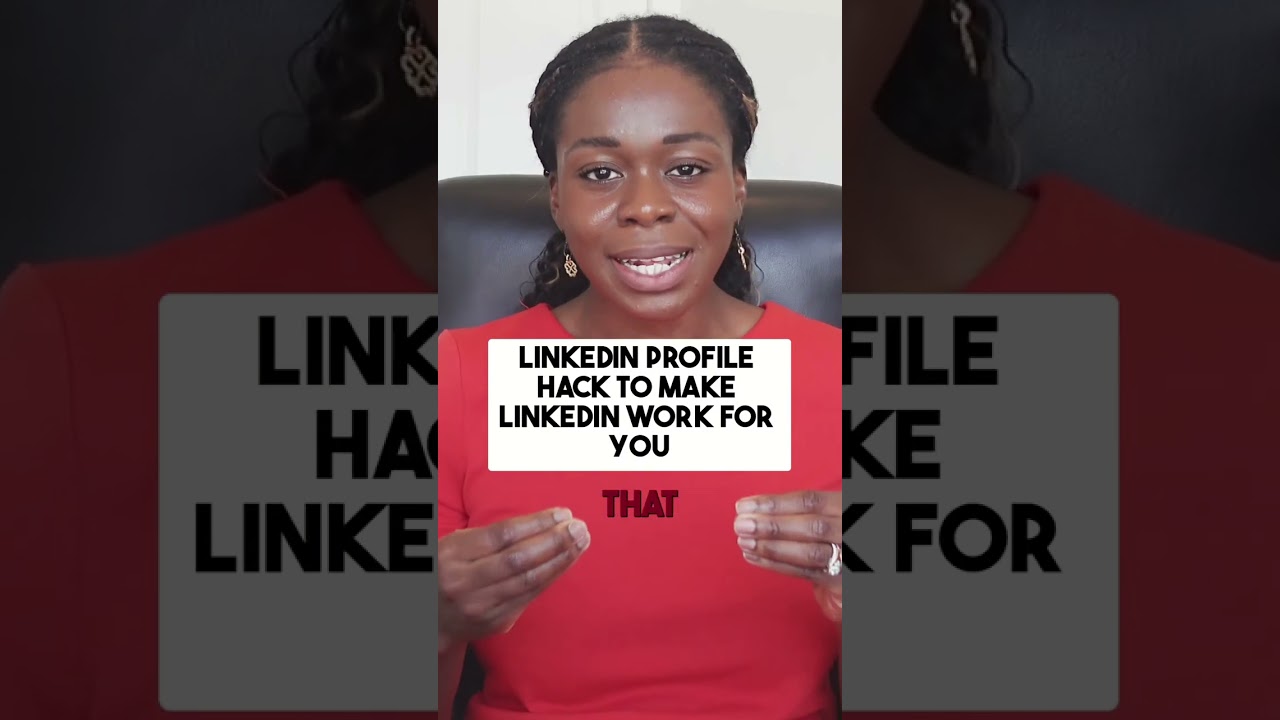 LinkedIn SEO: Optimize Your Profile For Recruiters #shorts