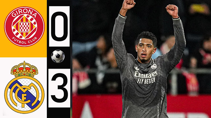 Girona VS Real madrid 0-3 Highlights