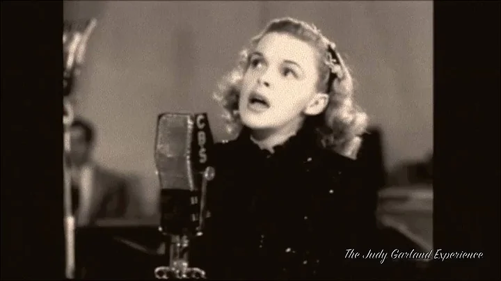 JUDY GARLAND at 21 singing OVER THE RAINBOW remast...