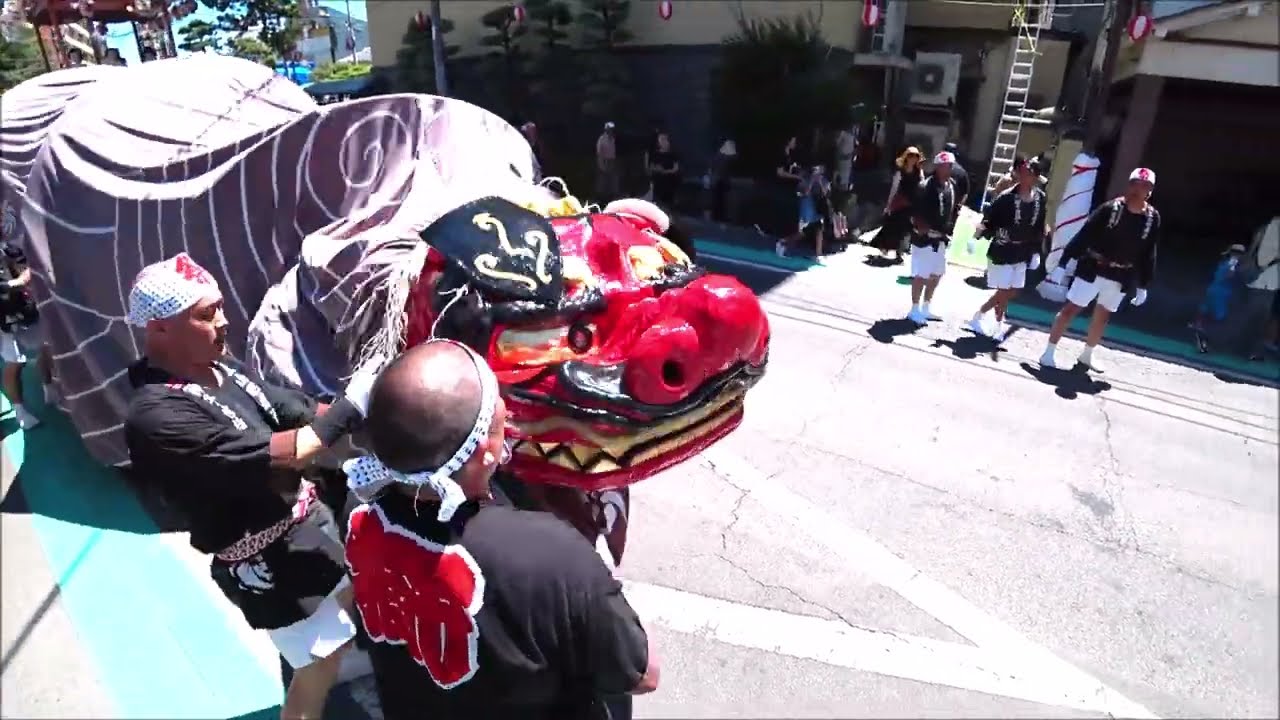 信州千曲市/第86回戸倉上山田温泉夏祭り2025 勇獅子出立