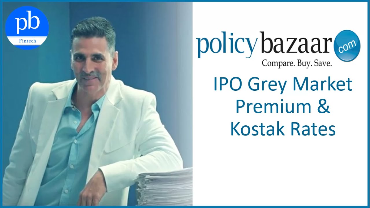 Policy Bazaar PB Fintech IPO GMP and Kostak Rates