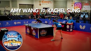 Amy Wang (2555) vs Rachel Sung (2493) // 2022 U.S. OPEN TABLE TENNIS - U21 Women's Final - 12-18-22