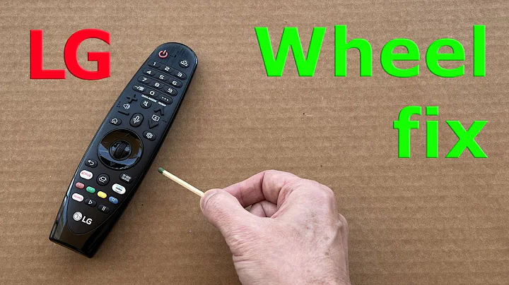 LG Magic remote control scroll wheel OK button repair