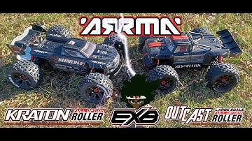 Arrma Kraton 8s EXB Outcast 8s EXB Battle Of the EXBs