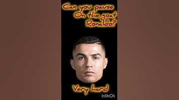 Can you Pause on Ronaldo? Very Hard!Don