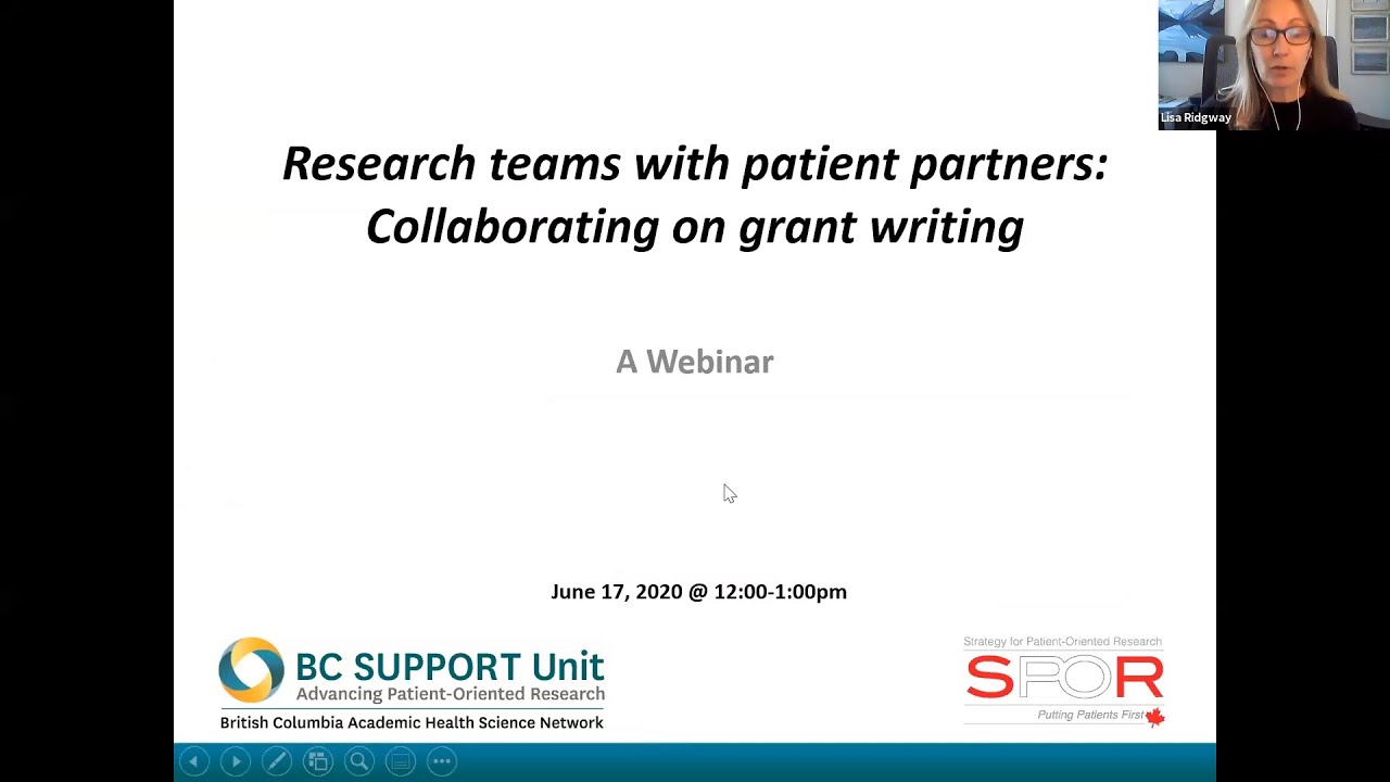 Research teams with patient partners: Collaborating on grant writing