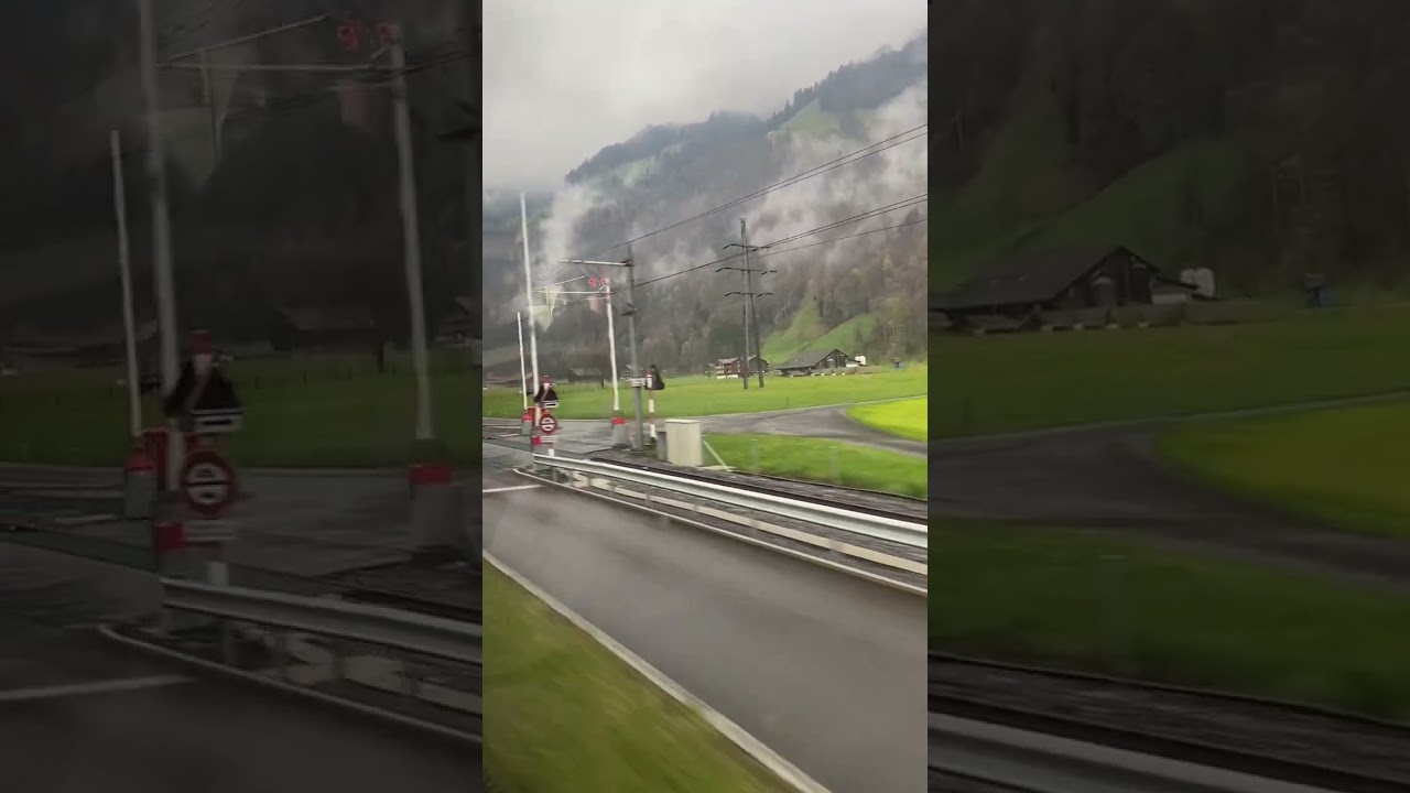 Lucerne to Engelberg Mt Titlis Scenic Bus Ride April 23 2023 