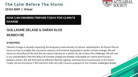 How Can Insurers Prepare Today for Tomorrow