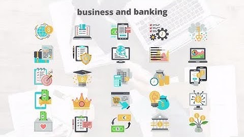 Business And Banking - Flat Animation Icons After Effects Templates