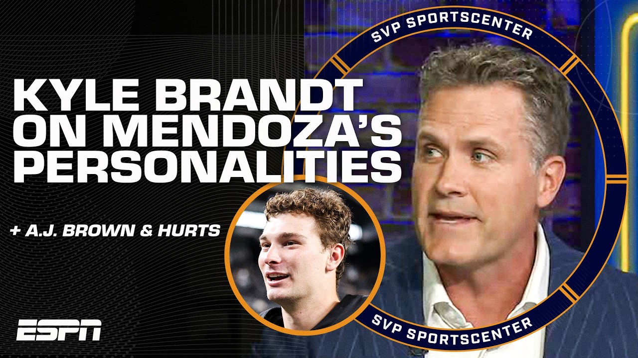 Kyle Brandt breaks down Fernando Mendoza’s different personalities 😂 | SC with SVP