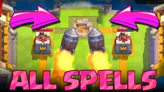 WIN WITH ALL SPELLS :: Clash Royale :: FUN TROLLING