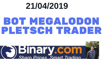 New Bot Binary.com Megalodont No Martingale! Operação 21.03.2019