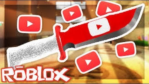 Roblox:Twisted Murderer Youtuber Knife Code