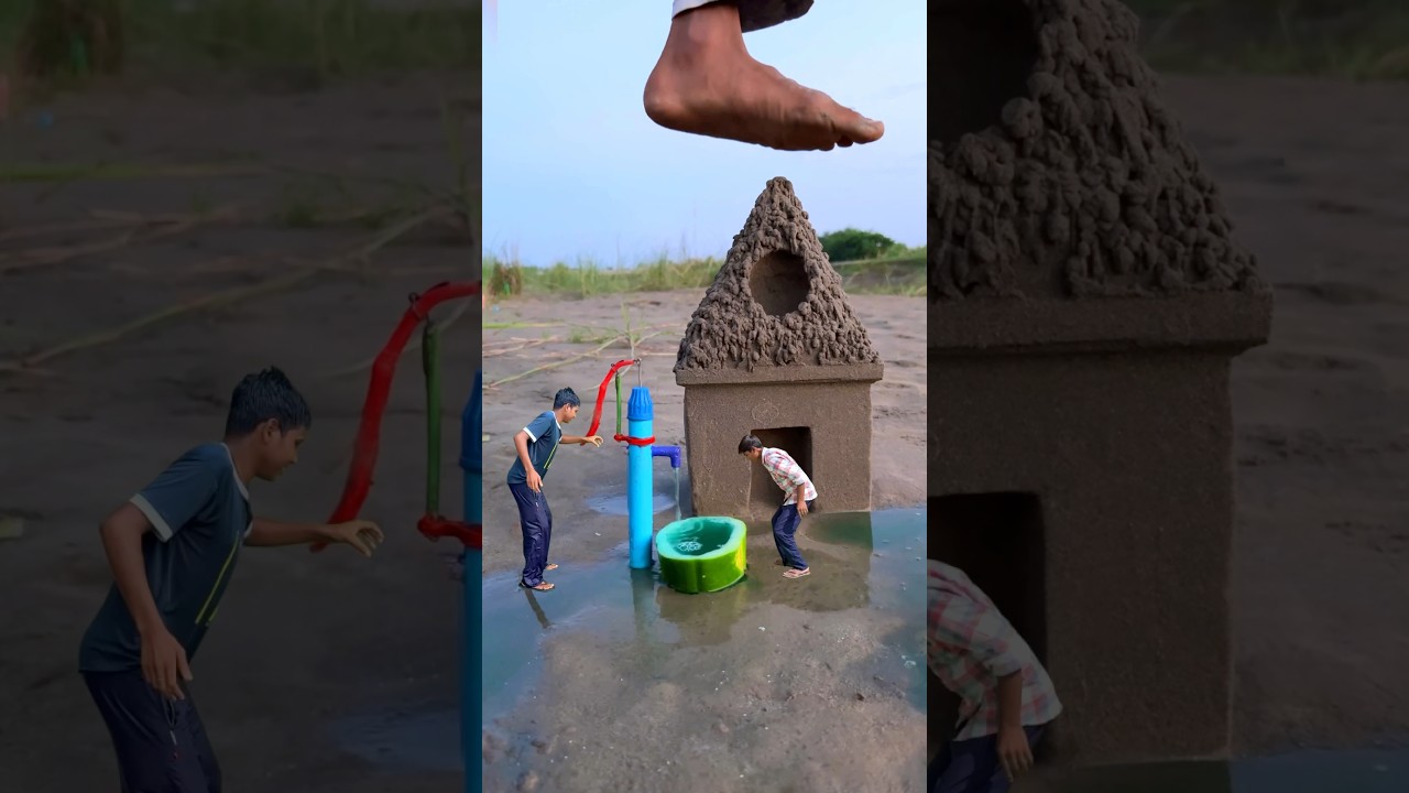 Creative handpump videography with mobile 📱 