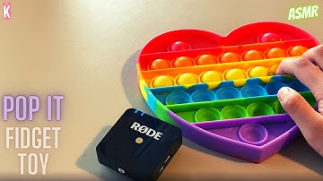 Rainbow Heart Pop It ASMR🌈💖 Satisfying Sound