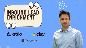 Attio, Clay, Typeform - Inbound Lead Enrichment