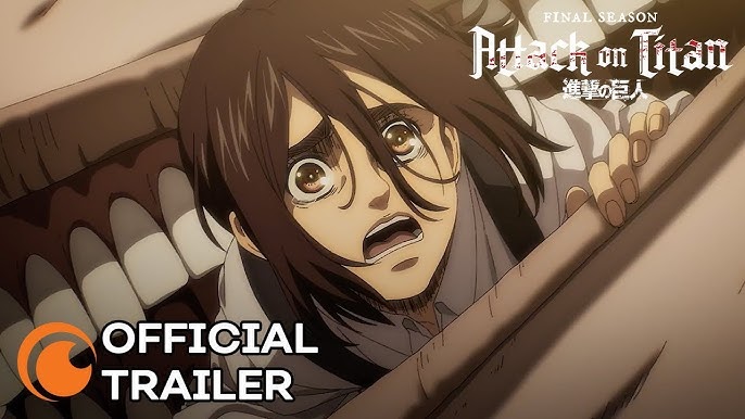 Episódio final de Attack on Titan ganha novo trailer e previsão de