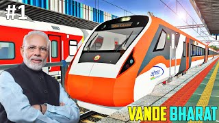 Vande Bharat Express Train Journey in Train Simulator - PC FHD GamePlay ! screenshot 5