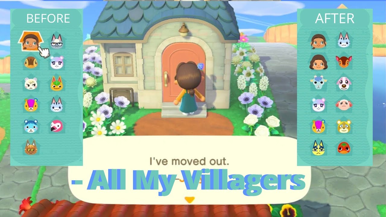 How I Kicked Out ALL My Villagers in Animal Crossing New Horizons !!