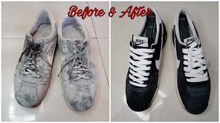Nike Cortez restoration part 1 (cleaning)