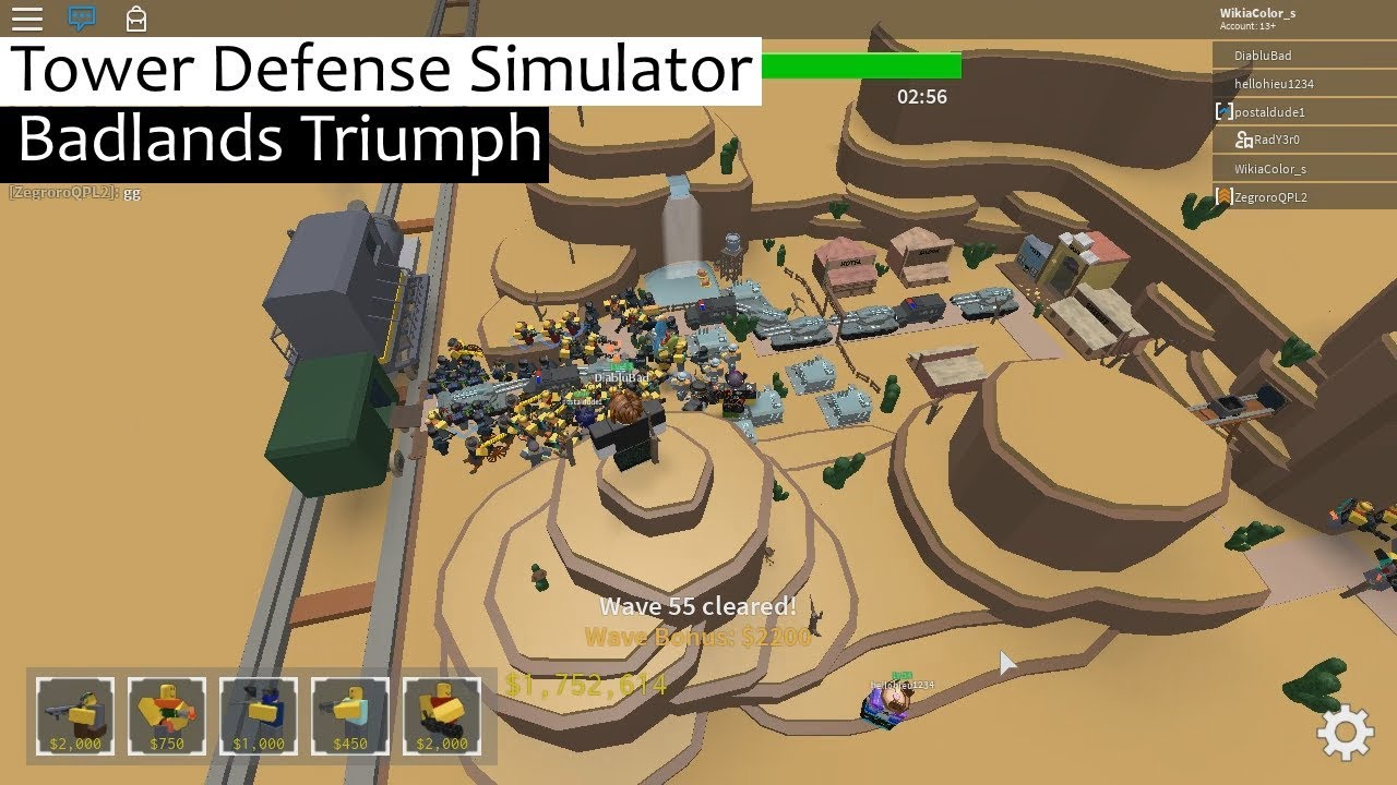Tower defense simulator игры