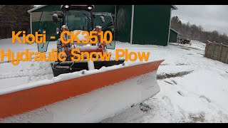 Kioti CK3510   Hydraulic Snow Plow