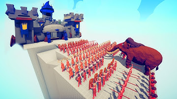 MEDIEVAL CASTLE vs UNIT ARMY 1 | TABS - Totally Accurate Battle Simulator