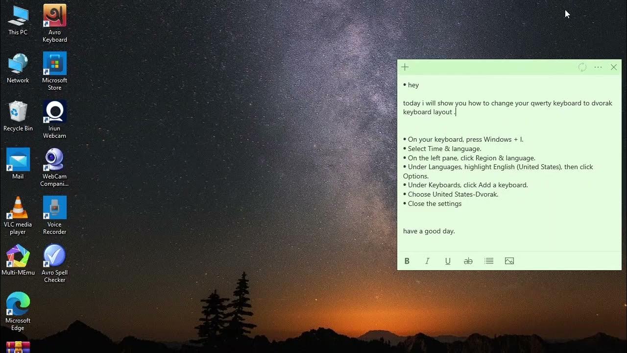how-to-turn-on-or-add-dvorak-keyboard-on-windows-10-youtube