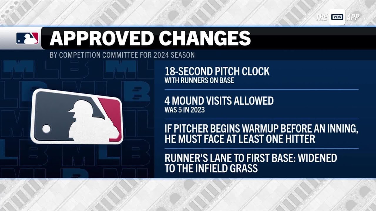 MLB approves new set of rule changes for 2024 YouTube