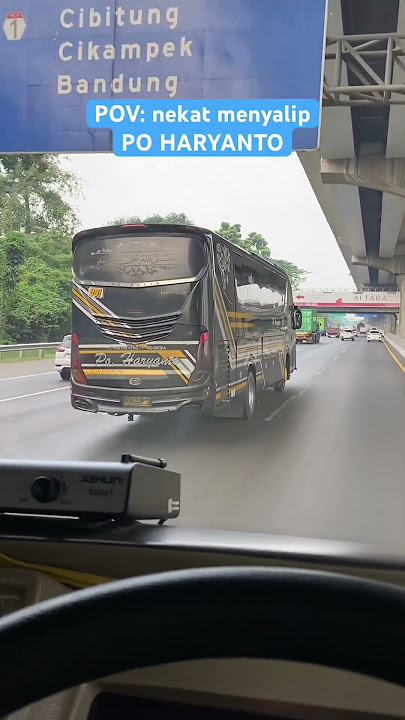 BUS TERBARU PO HARYANTO TOL JAKARTA CIKAMPEK #shorts #trending #youtubeshorts