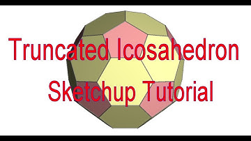 Truncated Icosahedron sketchup tutorial (Bucky Ball)