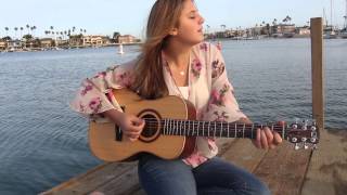 Miniatura de vídeo de "Sitting on the dock of the bay - cover Sophia Dion"
