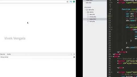 Learn Ajax with PHP : 12 Submitting AJAX Request with GET Method
