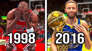 I Replayed The Most Iconic NBA Finals Of All Time!!!