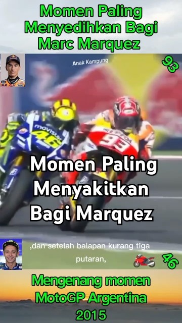 Momen Menyedihkan bagi Marquez #@anakkampung88010