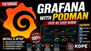 Grafana with Podman for Beginners | ติดตั้ง Grafana บน Podman แบบ Step-by-Step | Linux / WSL Ubuntu