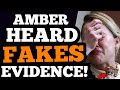 Amber Heard FAKES EVIDENCE and GETS BUSTED, Giving Depp a SOLID WIN!