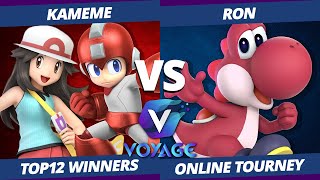 【スマブラSP】VOYAGE Winners Top12 - R2G|かめめ(ポケモントレーナー,ロックマン) Vs. ロン(ヨッシー) SSBU Online Tourney