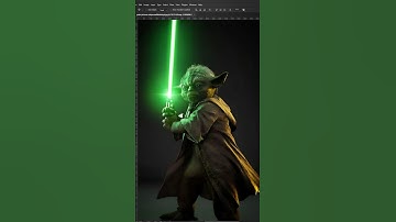 Epic Lightsaber Effect in Photoshop 2025