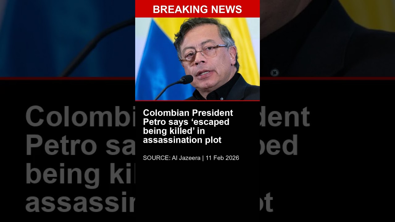 BREAKING: Colombian President Petro says ‘escaped being killed’ in assassination plot