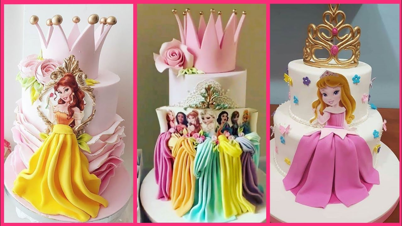 Beautiful Princess Cakes Designes For Girls Birthday 