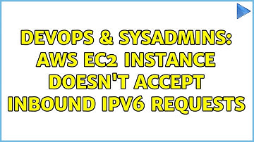 DevOps & SysAdmins: AWS EC2 instance doesn