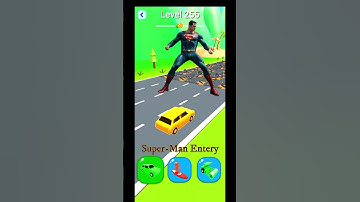Super-Man Superb Entery 😍 In Shape Shifting Game 🚗 #shorts #superman