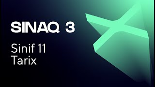 Tarix 11-Ci Sinif Güvən Sınaq 3 Qrup Fənləri Üzrə