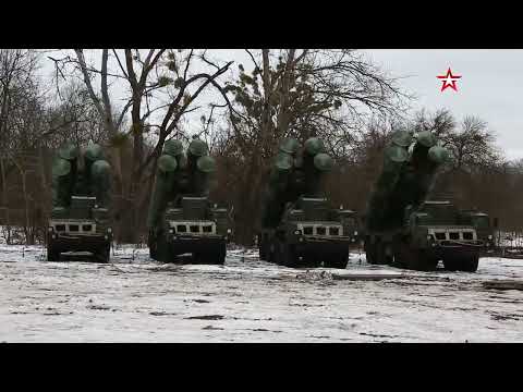 On guard of the common sky: Shots of С-400 complexes deployment at the firing range in Belarus