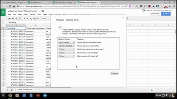 Automatically Grade Google Forms with Flubaroo