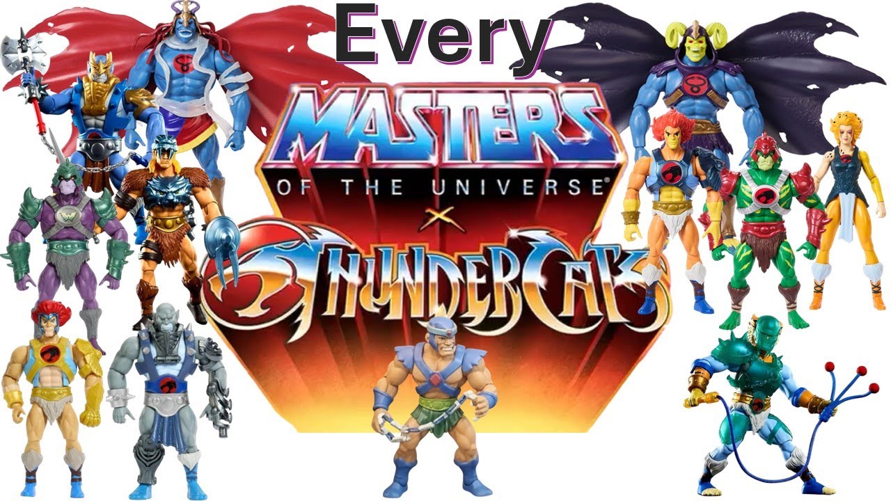 Список сравнений всех фигурок Masters of the Universe и Thundercats от Mattel в рамках проекта MOTU.
