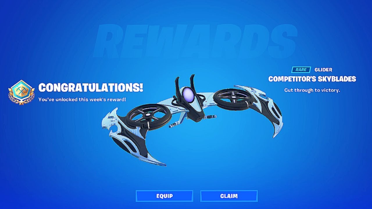 Free Fortnite Rewards on X: Free Ranked Cup Gliders Earn at least