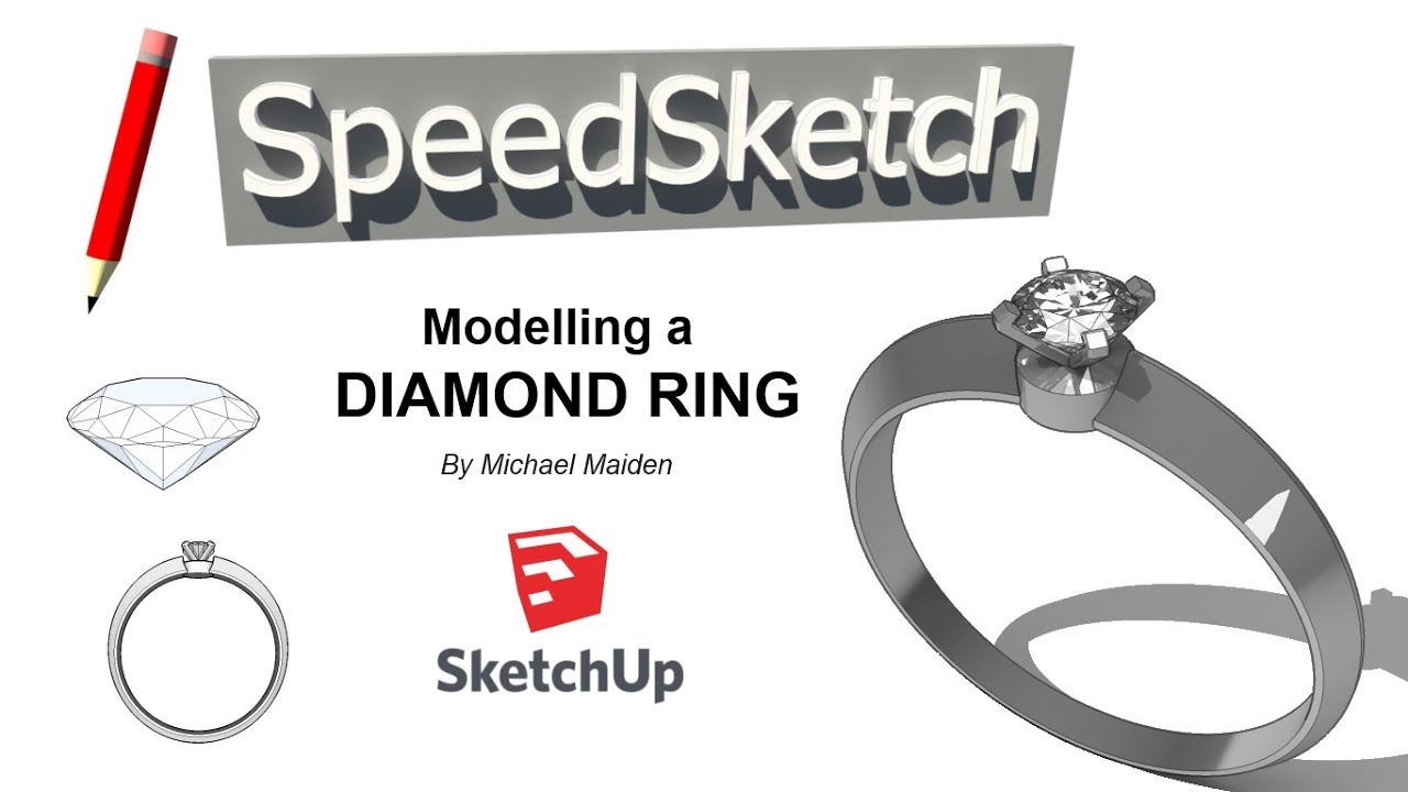 Sketchup wedding ring